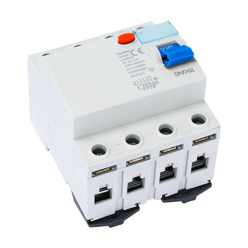 R60N高分断RCCB漏电断路器4P