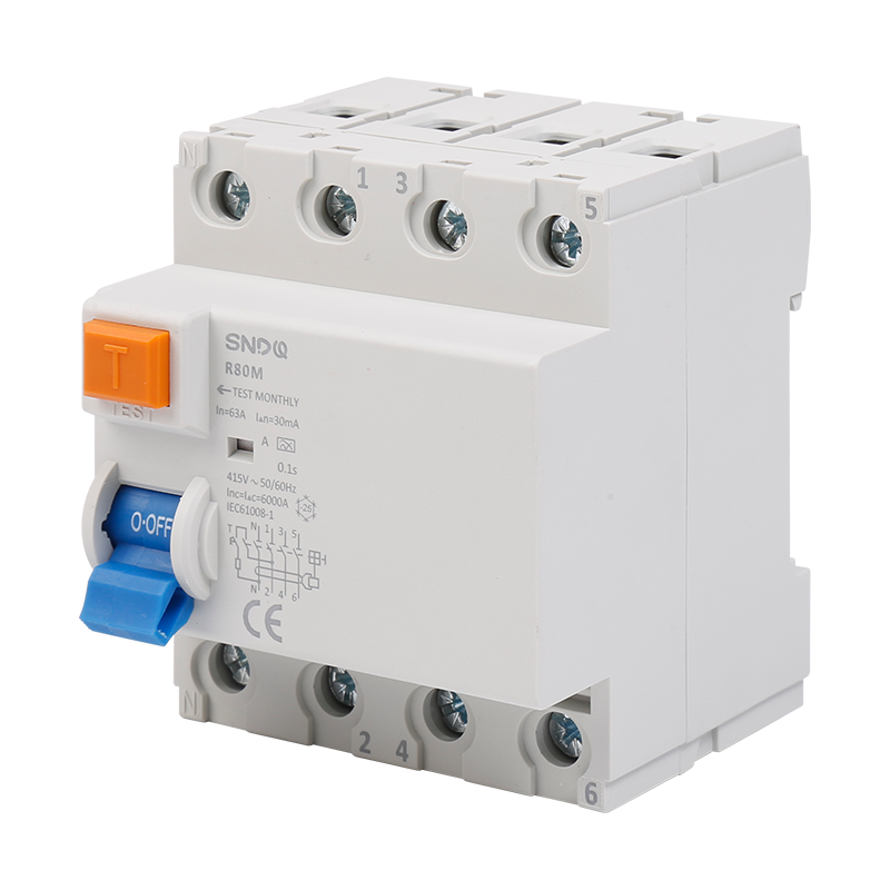 R80高分断RCCB漏电断路器4P